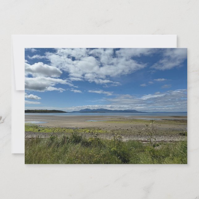 Ettrick Bay on Isle of Bute Scotland on a Holiday Card (Front)