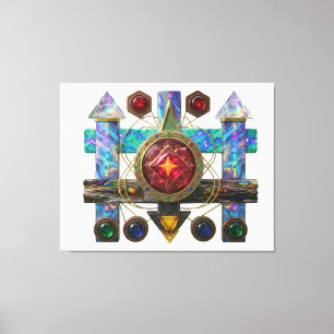 Etude № 13. Astral Compass  Canvas Print