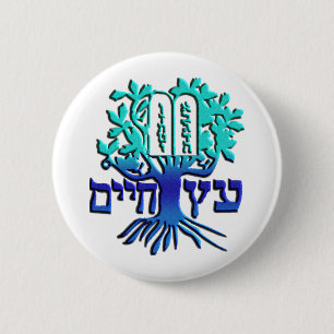 Etz Chaim 6 Cm Round Badge