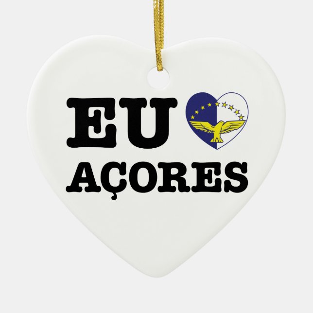 EU AMO ACORES CERAMIC TREE DECORATION (Front)