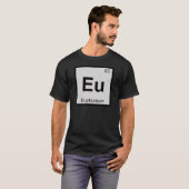 Eu - Euphonium Music Chemistry Periodic Table T-Shirt (Front Full)