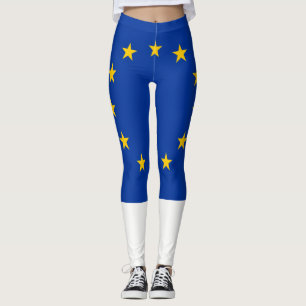 EU European Union flag Leggings