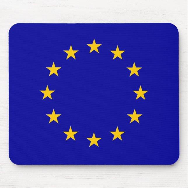 EU European Union flag Mouse Mat (Front)