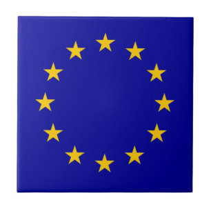 EU European Union flag Tile