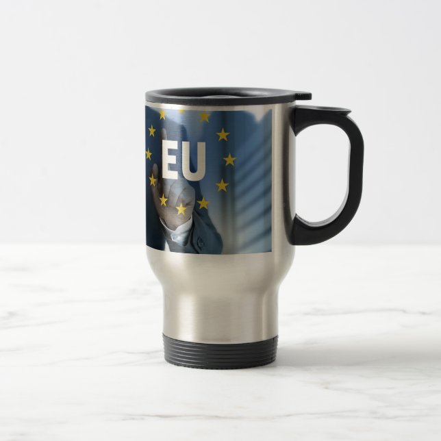 EU European Union touchscreen concept Travel Mug (Right)
