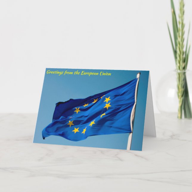 EU flag Card (Front)