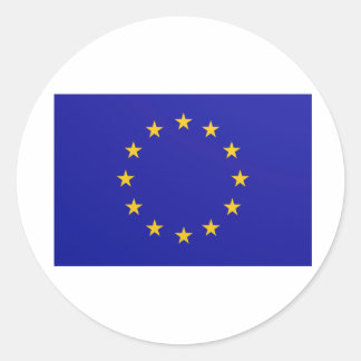EU Flag Classic Round Sticker
