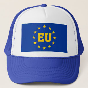 EU Flag, European Union Supporters Hat. Trucker Hat