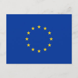 EU Flag Postcard