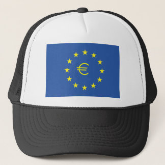 EU flag.with EURO Symbol Trucker Hat