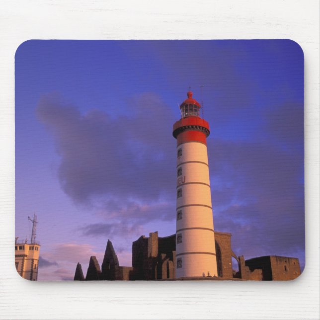 EU, France, Brittany, Finistere, St. Mathieu, Mouse Mat (Front)