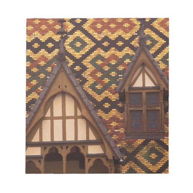 EU, France, Burgundy, Cote d'Or, Beaune. Tiled Notepad (Front)
