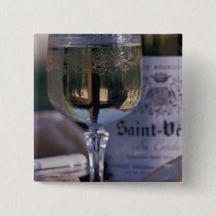EU, France, Chablis, Local wine 15 Cm Square Badge