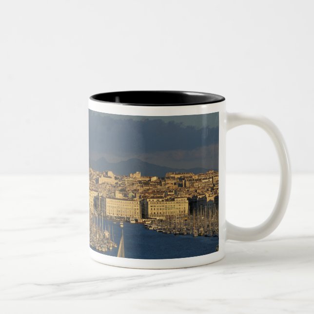 EU, France, Provence, Bouches-du-Rhone, 2 Two-Tone Coffee Mug (Right)