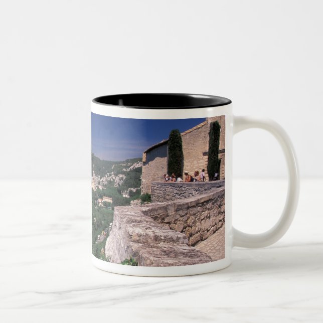 EU, France, Provence, Bouches, du, Rhone, Les 2 Two-Tone Coffee Mug (Right)