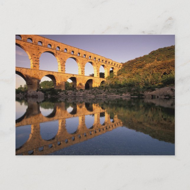 EU, France, Provence, Gard, Pont du Gard. 2 Postcard (Front)