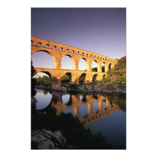 EU, France, Provence, Gard, Pont du Gard. Photo Print