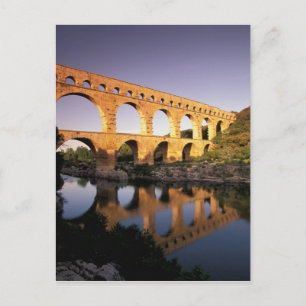 EU, France, Provence, Gard, Pont du Gard. Postcard