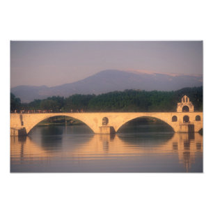 EU, France, Provence, Vaucluse, Avignon. Pont Photo Print