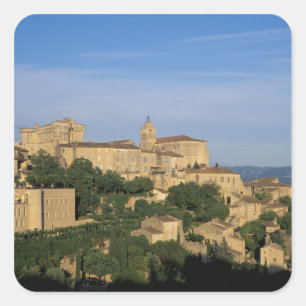 EU, France, Provence, Vaucluse, Gordes, Square Sticker