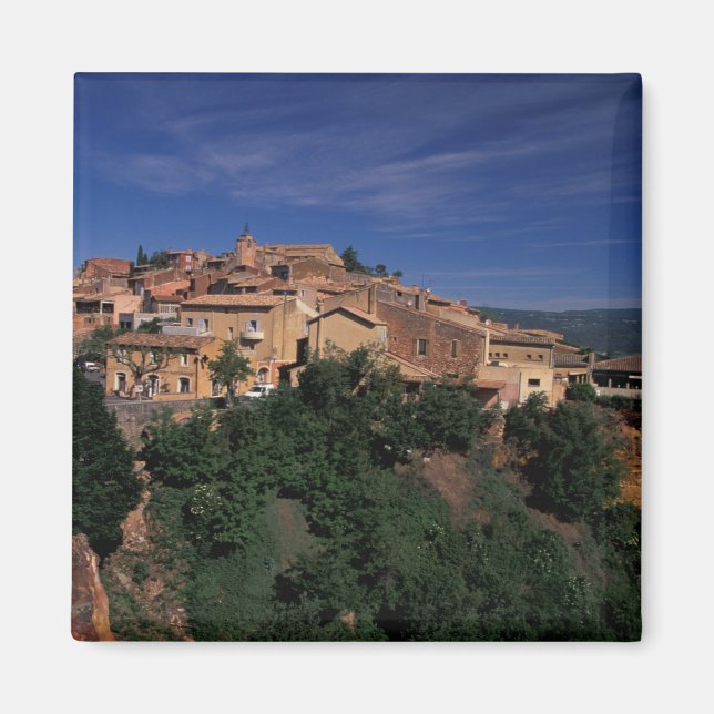 EU, France, Provence, Vaucluse, Roussillon. 4 Magnet (Front)