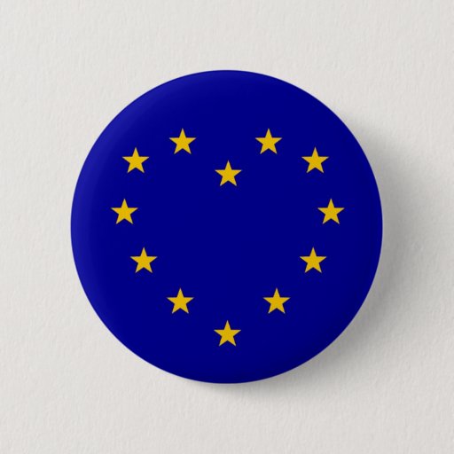 Image of EU Heart Referendum Vote European Union Brexit 6 Cm Round Badge
