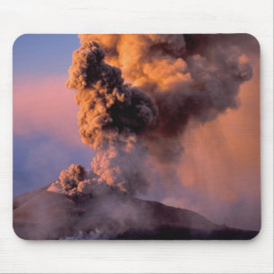 EU, Italy, Sicily, Mt. Etna summit vent Mouse Mat