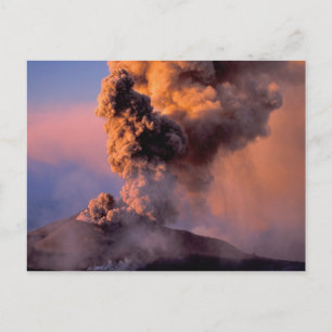 EU, Italy, Sicily, Mt. Etna summit vent Postcard