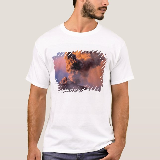 EU, Italy, Sicily, Mt. Etna summit vent T-Shirt (Front)