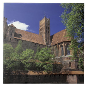 EU, Poland, Pomerania, Malbork. Europe's largest Tile