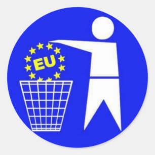 EU-Protest Sticker