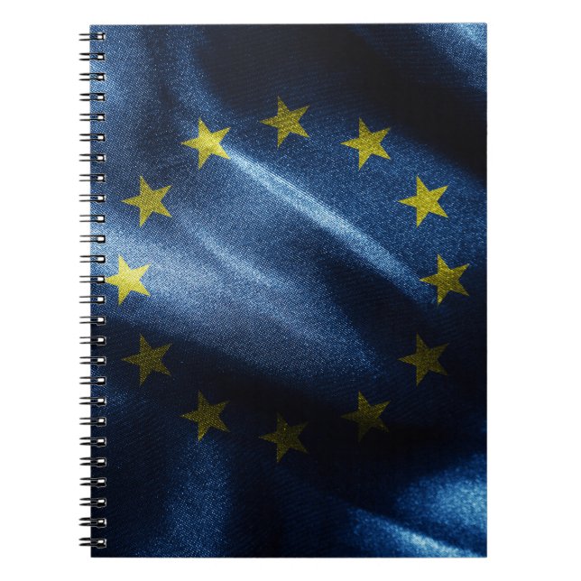 EU silk flag Notebook (Front)