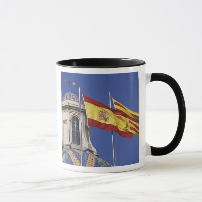 EU, Spain, Catalonia, Palau de la Generalitat. Mug (Right)