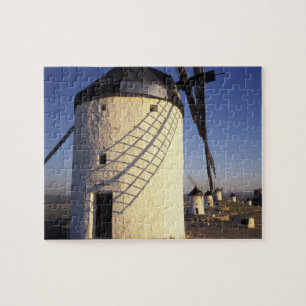EU, Spain, Consuegro, La Mancha. Windmills and Jigsaw Puzzle