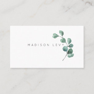 Eucalypt Branch Leaves Artisan Business Appointmen Appointment Card