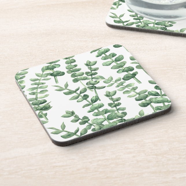 Eucalyptus 1 coaster (Left Side)