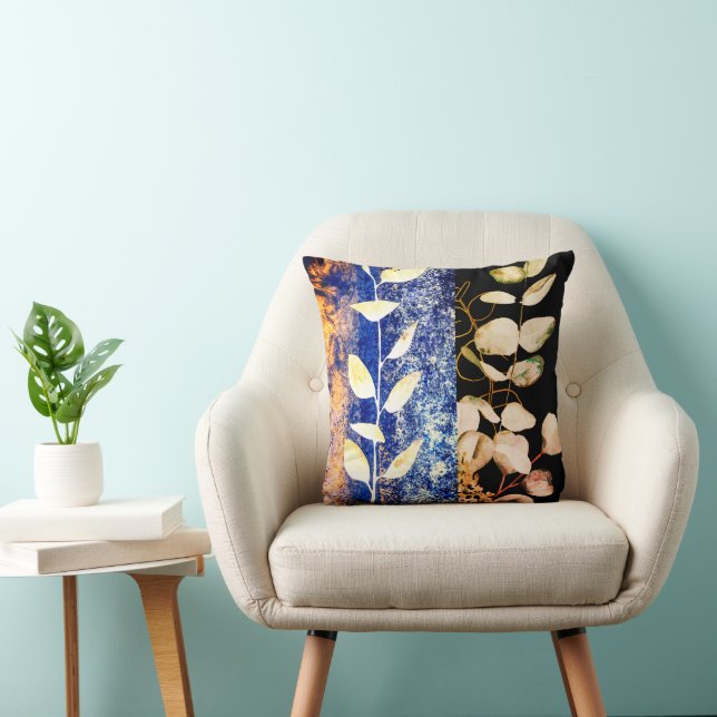 Eucalyptus Abstract Painting Cushion (Chair)