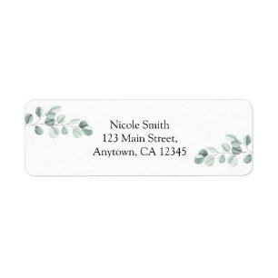 Eucalyptus Address Label