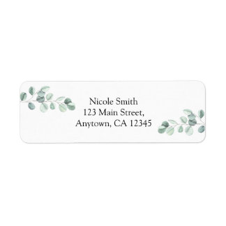 Eucalyptus Address Label