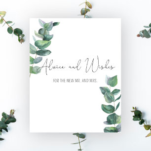 Eucalyptus - Advice and Wishes for Newlyweds Poster