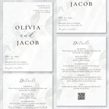 Eucalyptus All in One Wedding QR code