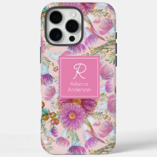 Eucalyptus And Wattle Pink Blooms iPhone 16 Pro Max Case
