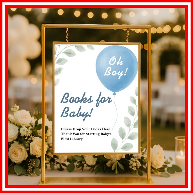 Eucalyptus Baby Shower | Book Sign (Creator Uploaded)