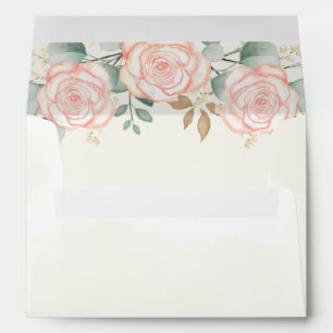 Eucalyptus Baby Shower Watercolor Invitation Envel Envelope