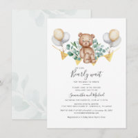 Eucalyptus Bear Baby Shower We Can Bearly Wait