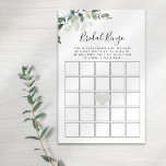 Eucalyptus Bingo Bridal Shower Game<br><div class="desc">Personalise this fun "Bridal Bingo" game with the bride's name and the date of her bridal shower.</div>