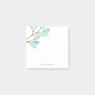 Eucalyptus Bliss   Mint Botanical Post-it Notes