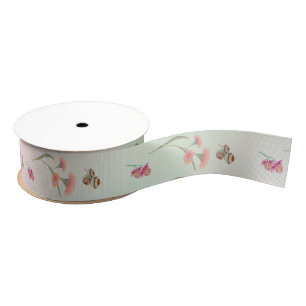 Eucalyptus Blossom Grosgrain Ribbon