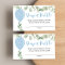 Eucalyptus blue balloon baby shower diaper raffle
