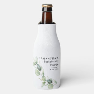 Eucalyptus Botanical Bachelorette Party Bottle Cooler